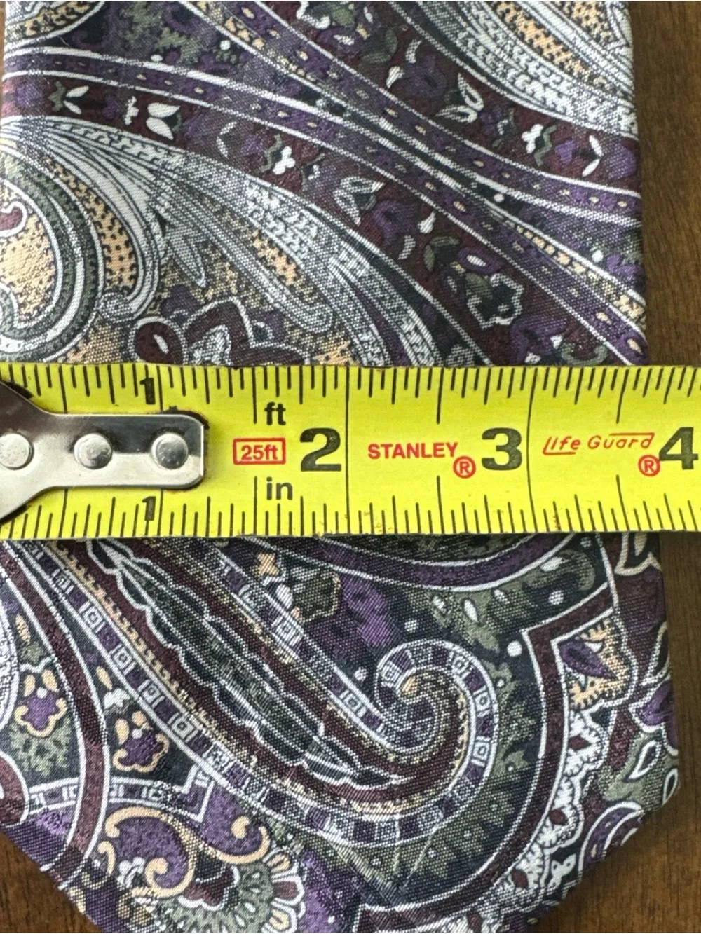 Wembley Gray Blue Tie Lot of 3 Vintage Paisley Floral Poly or Silk Made in USA